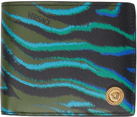 versace ee3vobpo2 e224 blue multifunction wallet|Versace wallets.